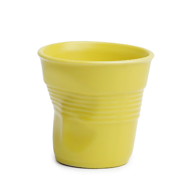 Crumple Espresso Cup (80ml) - Satin Yellow