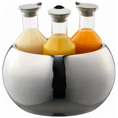 Carafine Triplet With 3 Carafes 1.2 Liters, Incl. Lids