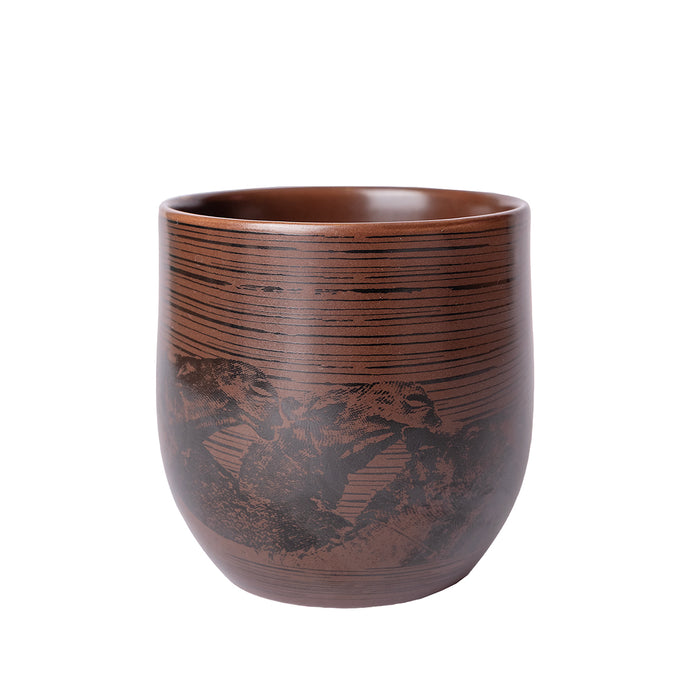 RIHAL CAMEL CUP 140ML 6.60 X 6.40 CM - BROWN