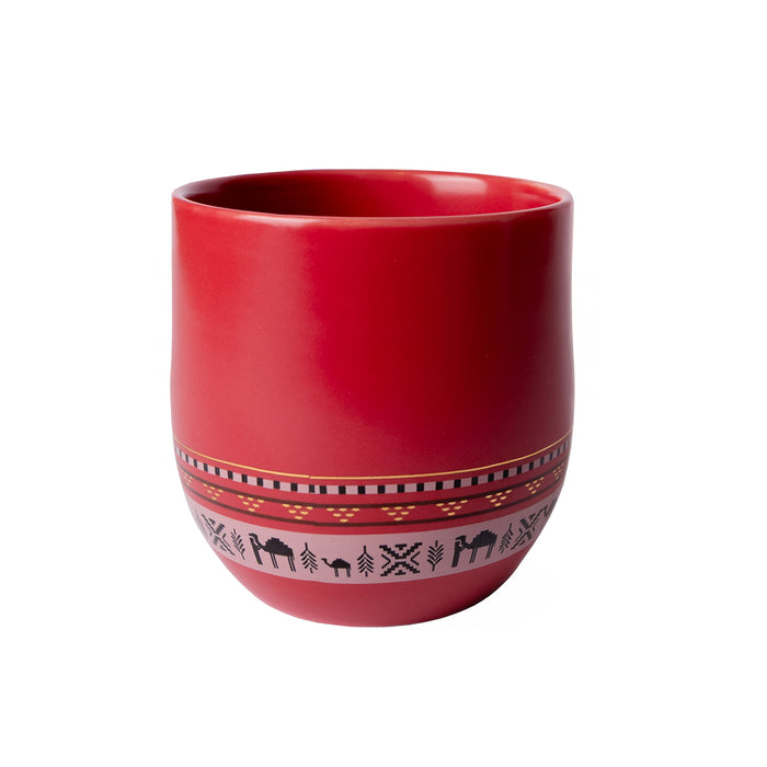 CAMEL SADU CUP 230ML 7.50 X 7.60 CM - RED