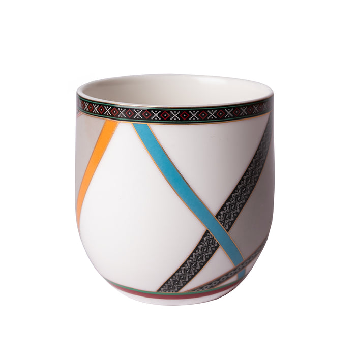 SATER SADU LINES CUP 230ML 7.50 X 7.60 CM