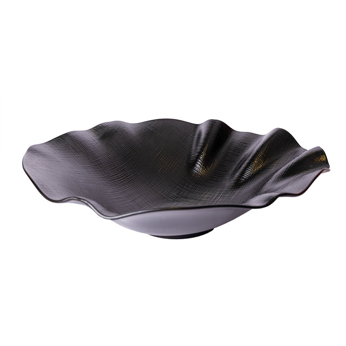 SALAD BOWL 14.5'' 37 X 36 X 10.5 CM - BLACK