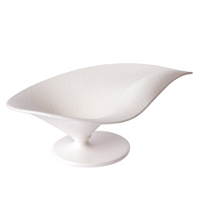 DESSERT PLATE 23.5 X 15.8 X 8 CM - WHITE