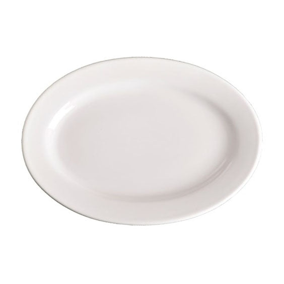 OVAL PLATE 24CM - BASIC WHITE