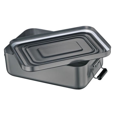 Lunch Box Aluminum, Black