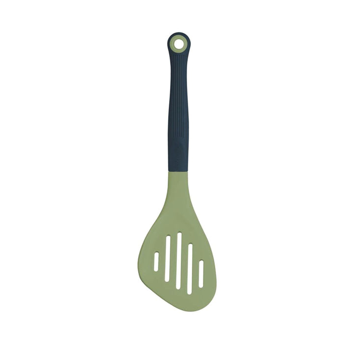 Slotted Turner 29cm Silicone Green