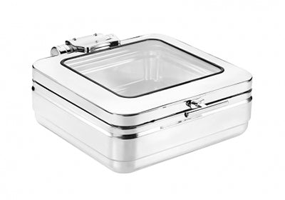 Induction Chafing Dish, Gn 2/3 "Glass Lid"