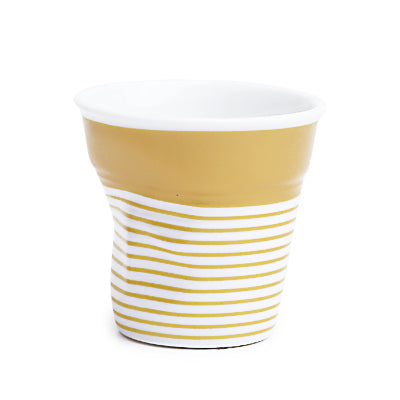 Crumple Espresso Cup (80ml) - White Mariniere Grand Large