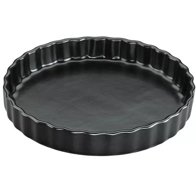 Round Flan Dish - Black