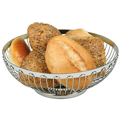 Bread/Fruit Basket, Round 17.5 X 7.0 Cm, Mirror Polished