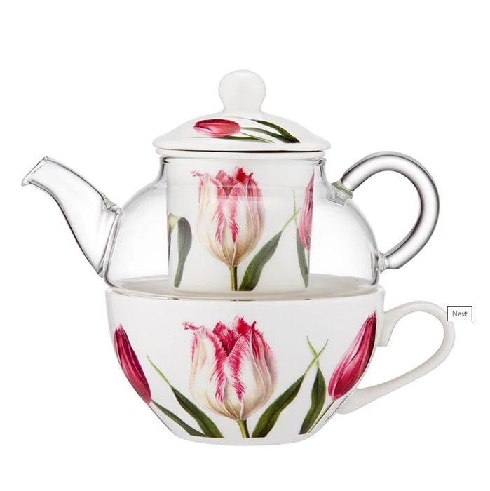Floral Symphony Iris Tea For One