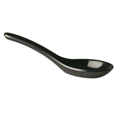 Party Spoon/Finger Food Spoon 13 X 4.5 X 4.5 Cm - Black