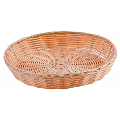 Basket Basket 9'' X 6'', Round Natural Polypropylene