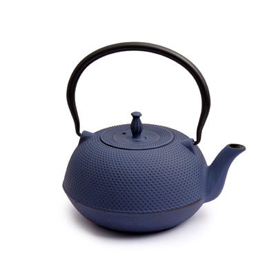 Modan Na Cast Iron Teapot With Trivet 1.5l, Blue