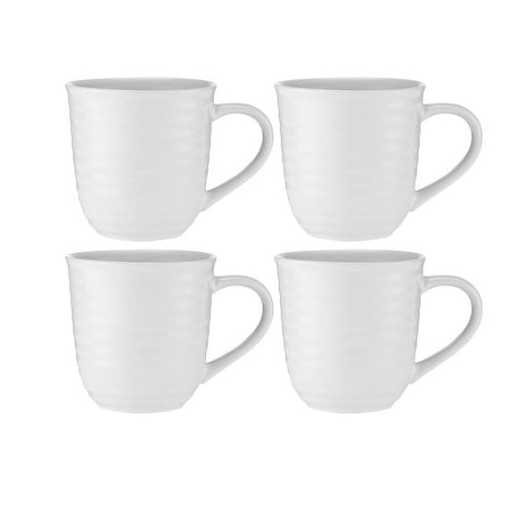 Homestead White 4pce Mug Set
