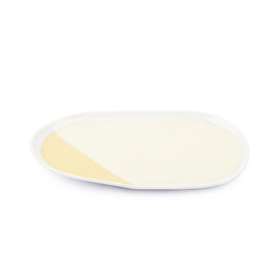 Oval Platter 20cm -Colour Shades Yellow