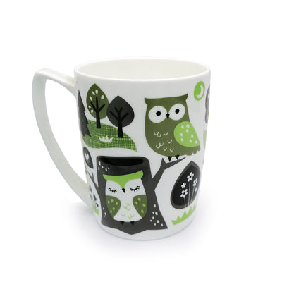 Mug - Over The Hedgerow , Owl