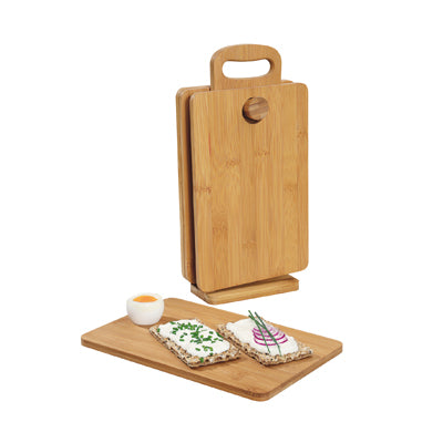 Breakfast Board Set Of 4pcs With Stand