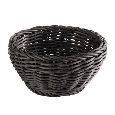 Basket 'Profi Line', Round 29 X 7cm - Dark Wood