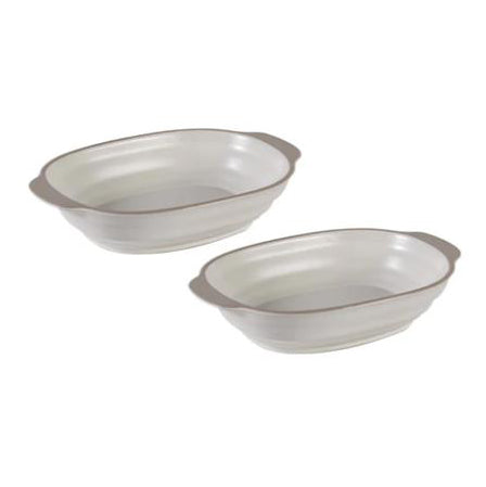 CLYDE COCONUT 2PK OVAL BAKING DISH