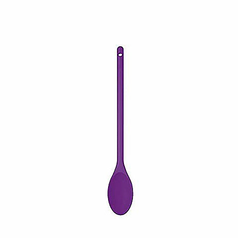Cooking Spoon, Silicone/Nylon Core 38cm - Purple