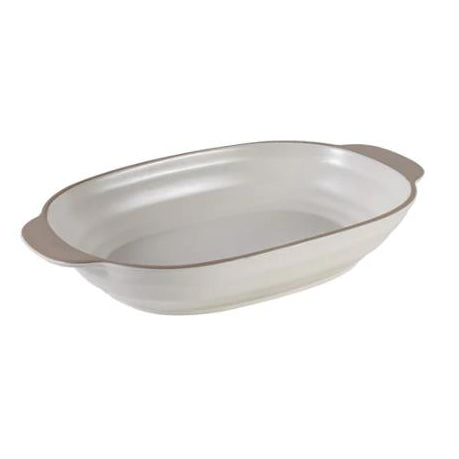 CLYDE COCONUT 31CM OVAL BAKING DISH