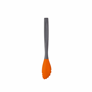 Tong, Silicone Headed 30cm -  Orange/Grey