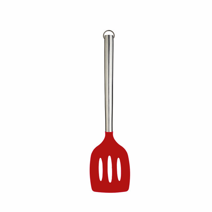 Silicone Turner W/ St. Steel Handle 28cm - Red