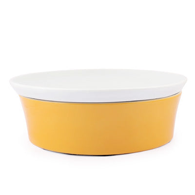 Baking Dish + Lid 20cm / 21cm - Orange Yellow