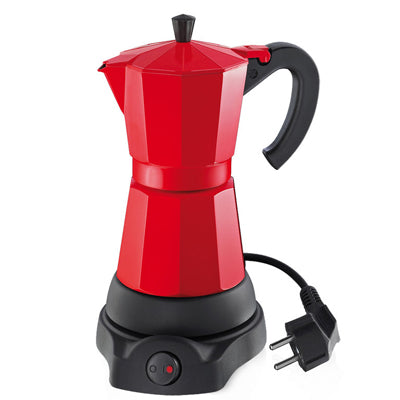 Espresso Cooker Classico, 6 Cups Electrical, Red