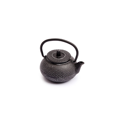 Arare Mini Cast Iron Teapot 0.06l, Black-Silver