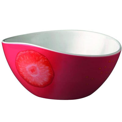 Bowl 'Fruits' Strawberry 0.45l, 15 X 7.5cm White/Red