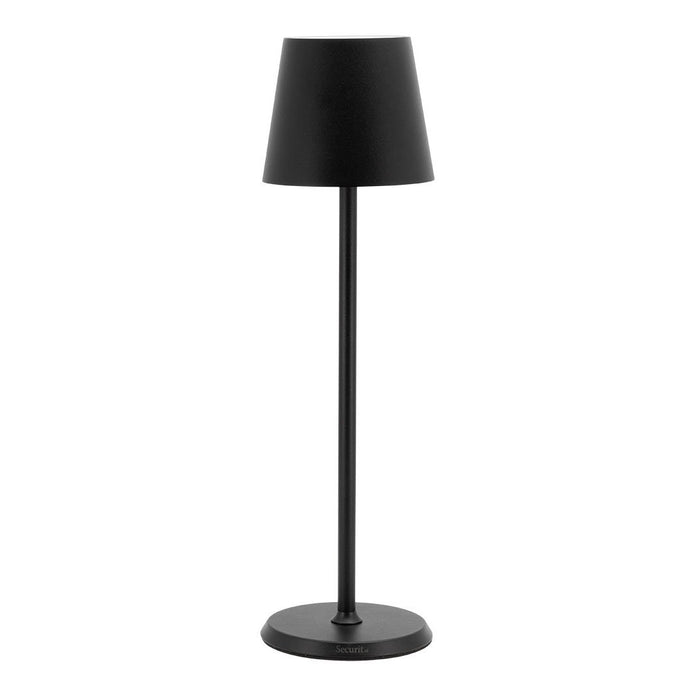 TABLE LAMP 'FELINE' W/ DIMMABLE LED, BATTERY & CHARGER - BLACK