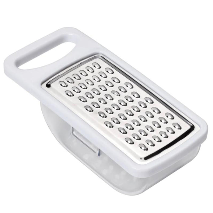 HANDY GRATER W/ PLASTIC FRAME, STAINLESS STEEL