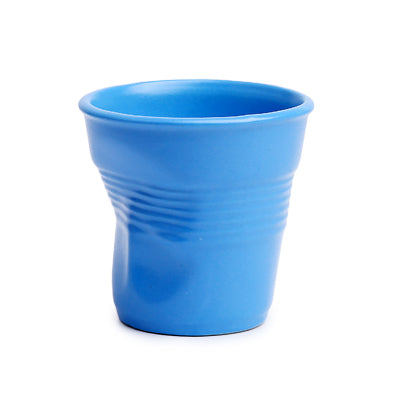 Crumple Espresso Cup (80ml) - Satin Blue