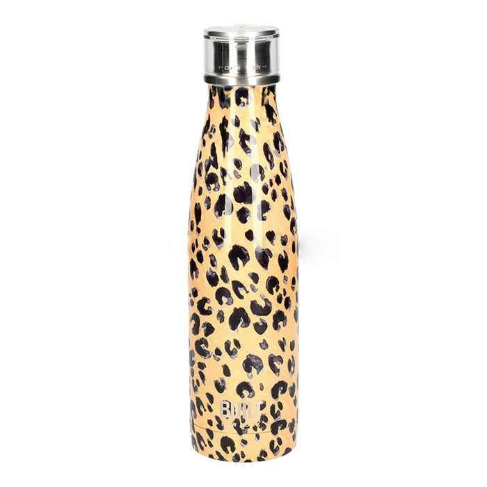 Isolated S.Steel Bottle 500ml - Leopard