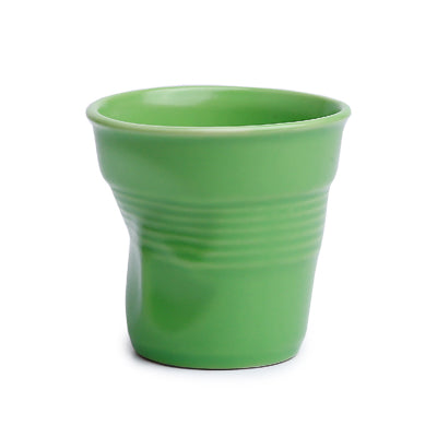 Crumple Espresso Cup (80ml) - Satin Green