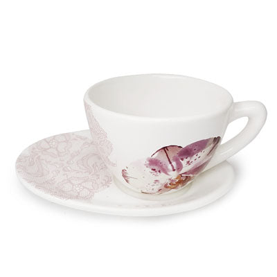 Tea Cup & Saucer 'Eva Life'