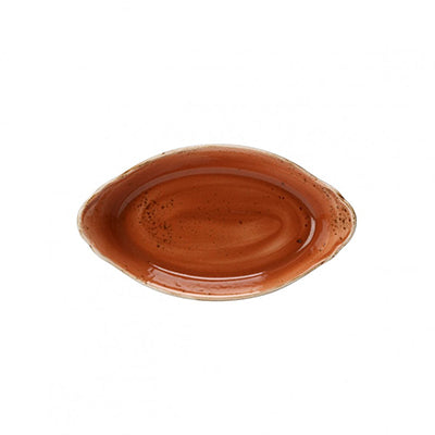 Oval Eared Dish 20 X 11cm - Craft Terracotta