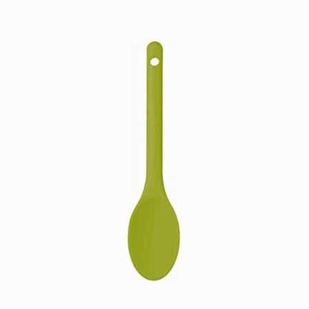 Cooking Spoon, Silicone/Nylon Core 22cm - Green
