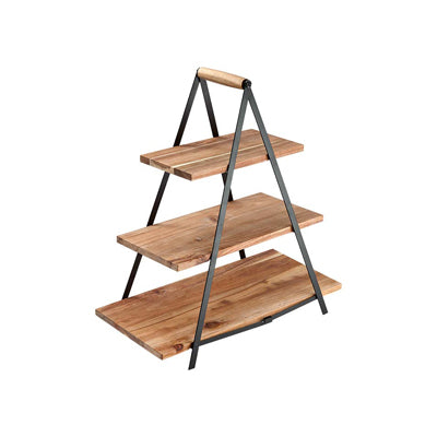 Serve & Share Acacia Wood Serving Tower