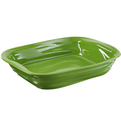 Rectangular Crumple Dish - Lime Green