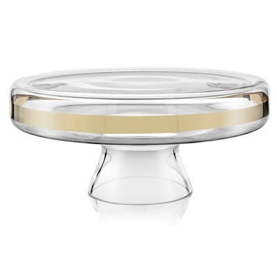 Avenue Footed Cakestand - 33cm - Gold