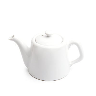 Cone Shaped Teapot - White