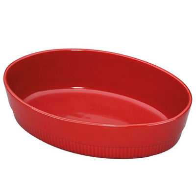 Oval Baking Dish - Red