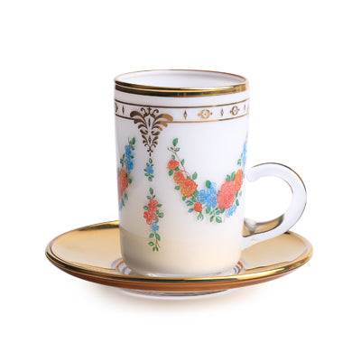 Arabic Tea Set Of 6 - Florentine Gold