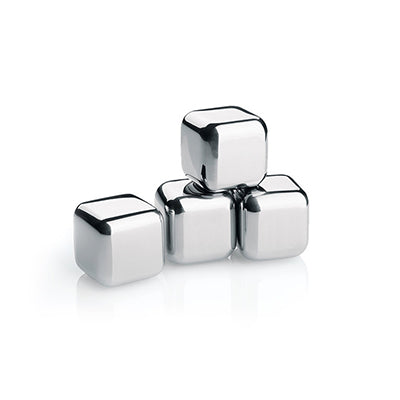 Cooling Cubes Steel Set Of 4 Pieces