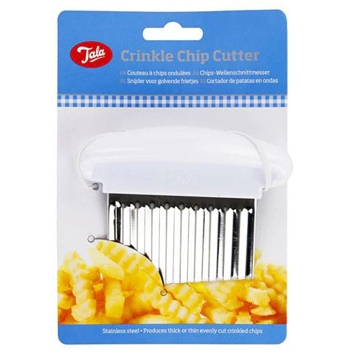CRINKLE CHIP CUTTER, STAINLESS STEEL