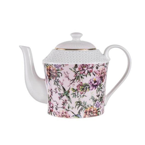 Chinoiserie Pink 600ml Infuser Teapot