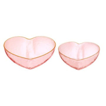 AMOUR PINK ASSORTED 2PK BOWL